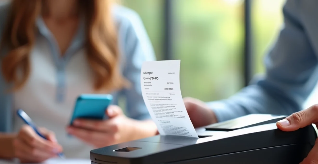 Wireless receipt printers